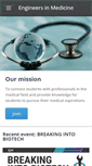 Mobile Screenshot of engineersinmedicine.com